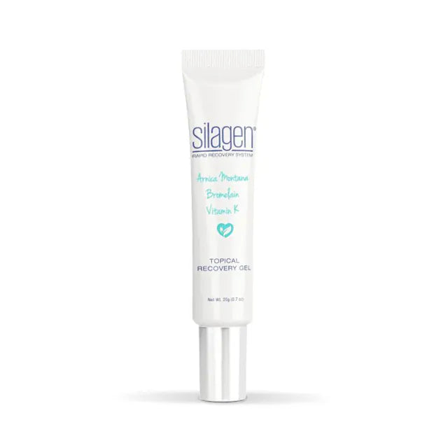 Silagen Topical Recovery Gel 20g tube with arnica montana bromelain and vitamin K Rapid Recovery System