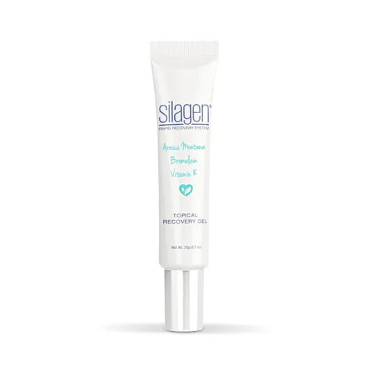 Silagen Topical Recovery Gel 20g tube with arnica montana bromelain and vitamin K Rapid Recovery System
