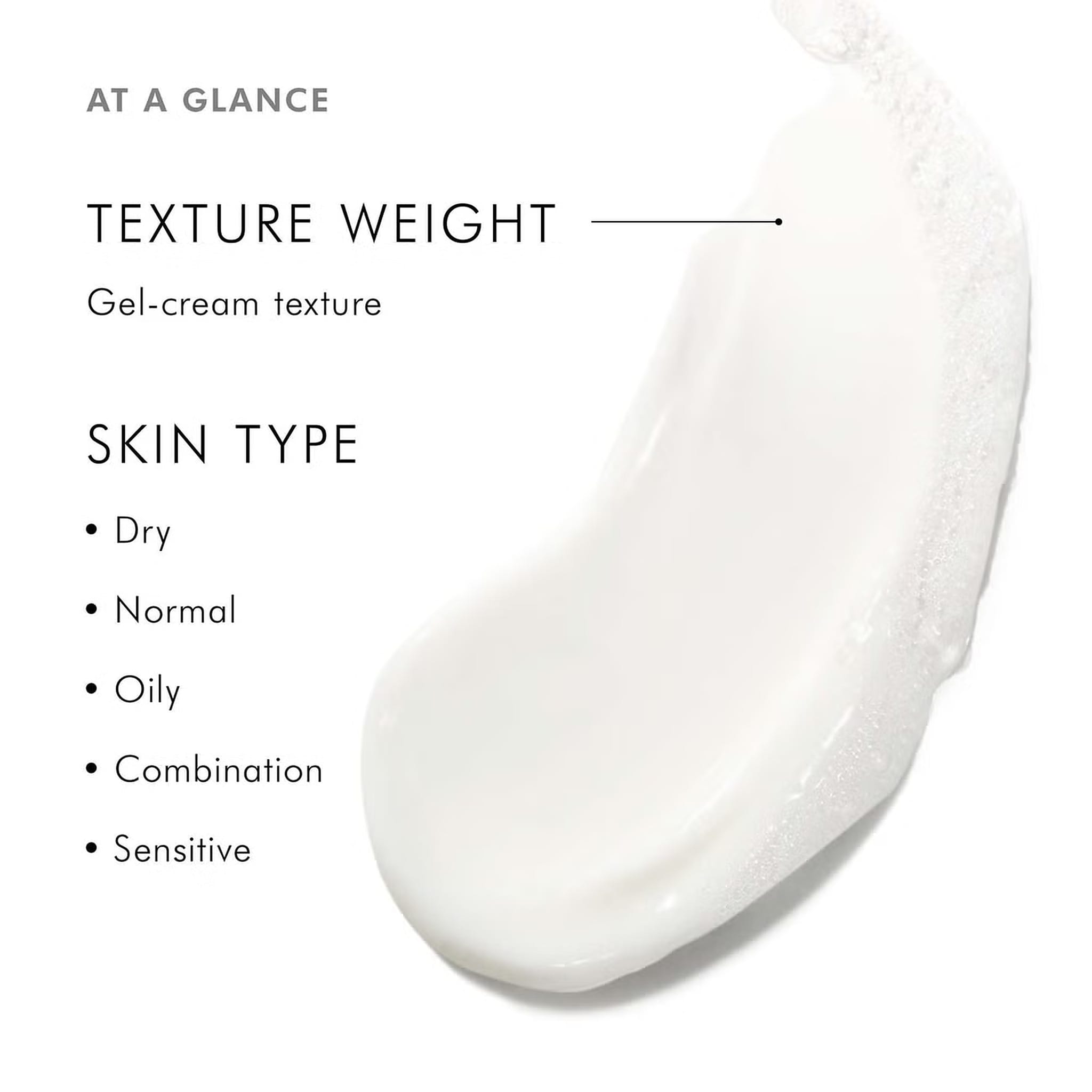 SkinCeuticals Gentle Cleanser Cream gel-cream texture swatch suitable for dry normal oily combination and sensitive skin