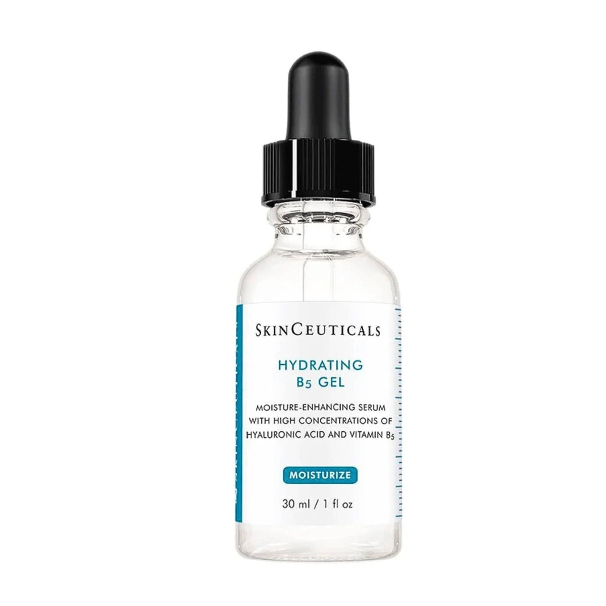 SkinCeuticals Hydrating B5 Gel 30ml dropper bottle with hyaluronic acid and vitamin B5 moisturizing serum shop at Exclusive Beauty Club