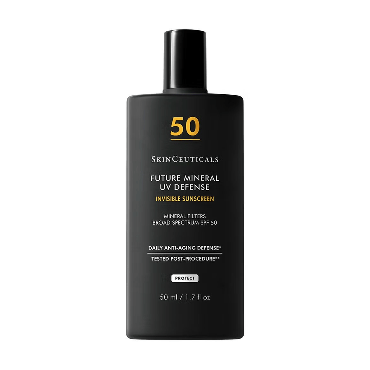  SkinCeuticals Future Mineral UV Defense SPF 50 Invisible Sunscreen 50ml bottle. Available at Exclusive Beauty Club