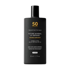  SkinCeuticals Future Mineral UV Defense SPF 50 Invisible Sunscreen 50ml bottle. Available at Exclusive Beauty Club