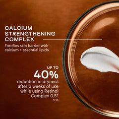 Calcium Strengthening Complex reduces dryness up to 40 percent in six weeks