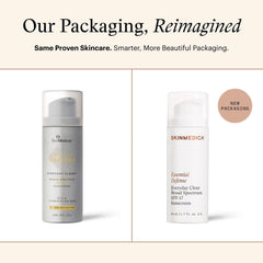 SkinMedica Essential Defense Everyday Clear SPF 47 old versus new packaging comparison