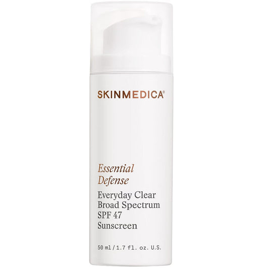 SkinMedica Essential Defense Everyday Clear Broad Spectrum SPF 47 Sunscreen 50ml pump bottle