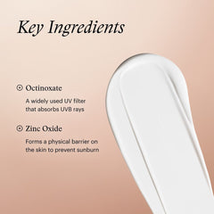 SkinMedica Essential Defense SPF 47 key ingredients octinoxate UVB filter and zinc oxide physical barrier