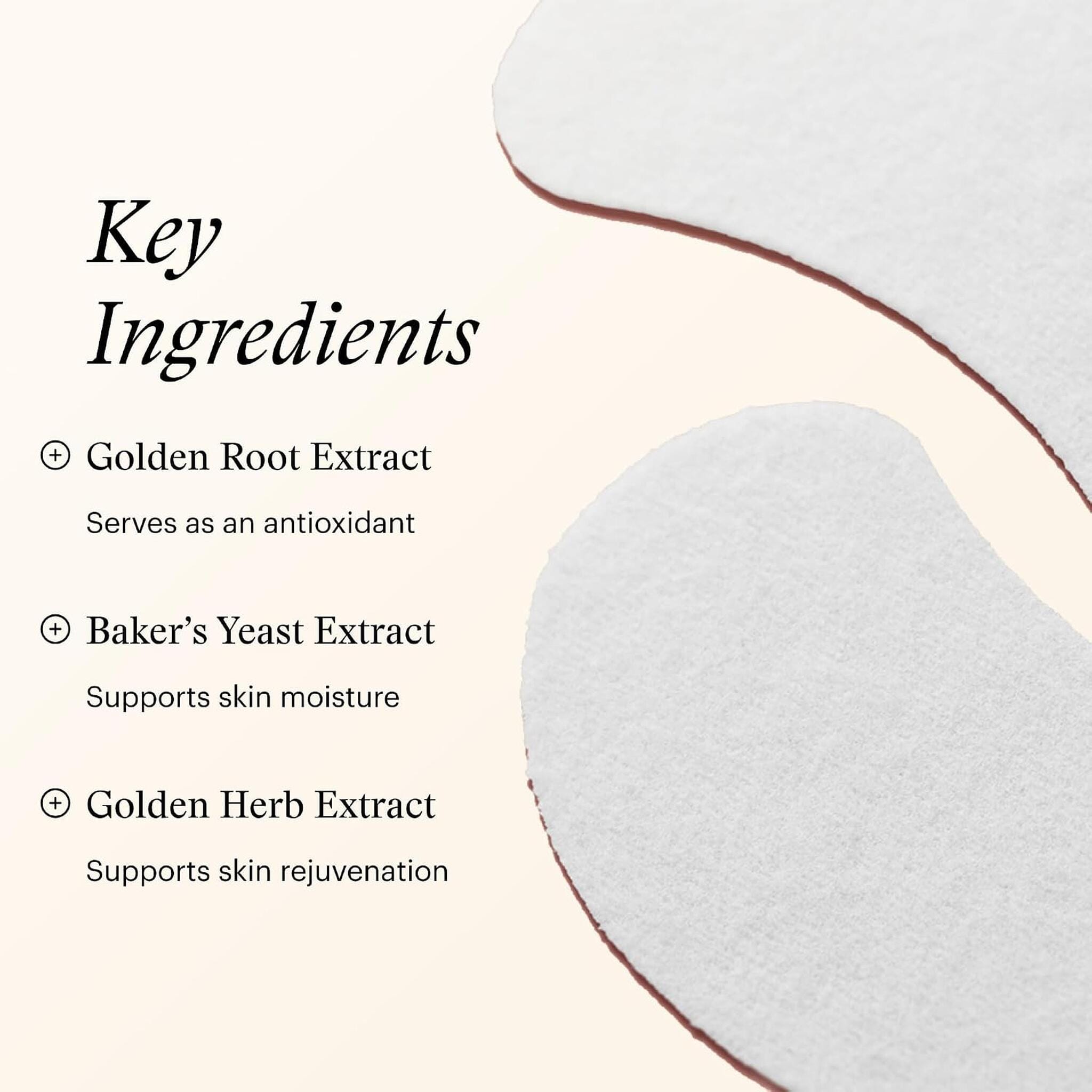 SkinMedica Instant Bright Eye Mask patches with key brightening ingredients