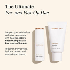 SkinMedica Restorative Ointment paired with Post Procedure Repair Complex