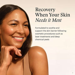 Woman with smooth glowing skin after using SkinMedica Restorative Ointment