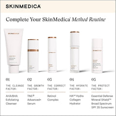 SkinMedica 5-step Method Routine featuring Retinol Complex 0.5 as the correct factor