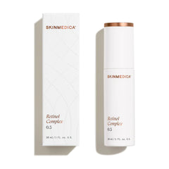 SkinMedica Retinol Complex 0.5 bottle and packaging box, 30ml