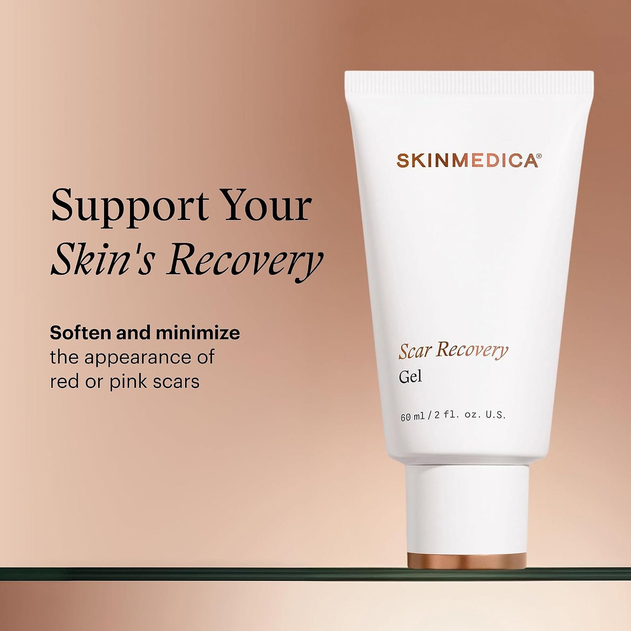 SkinMedica Scar Recovery Gel helps soften and minimize the appearance of red or pink scars