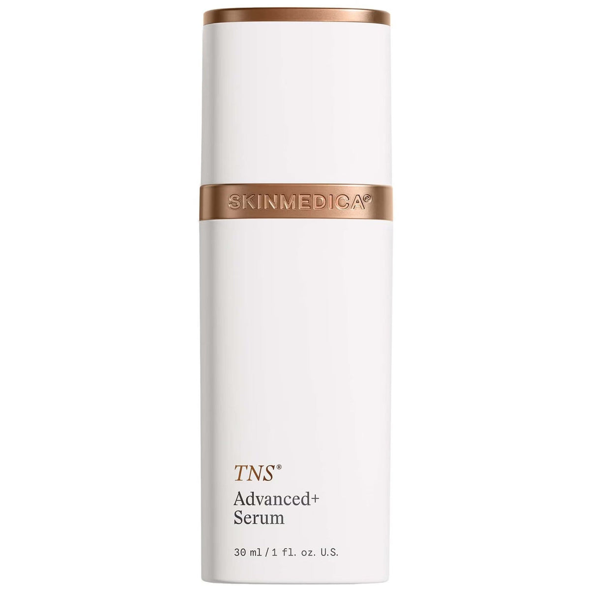 SkinMedica TNS Advanced+ Serum 30ml white bottle with rose gold band