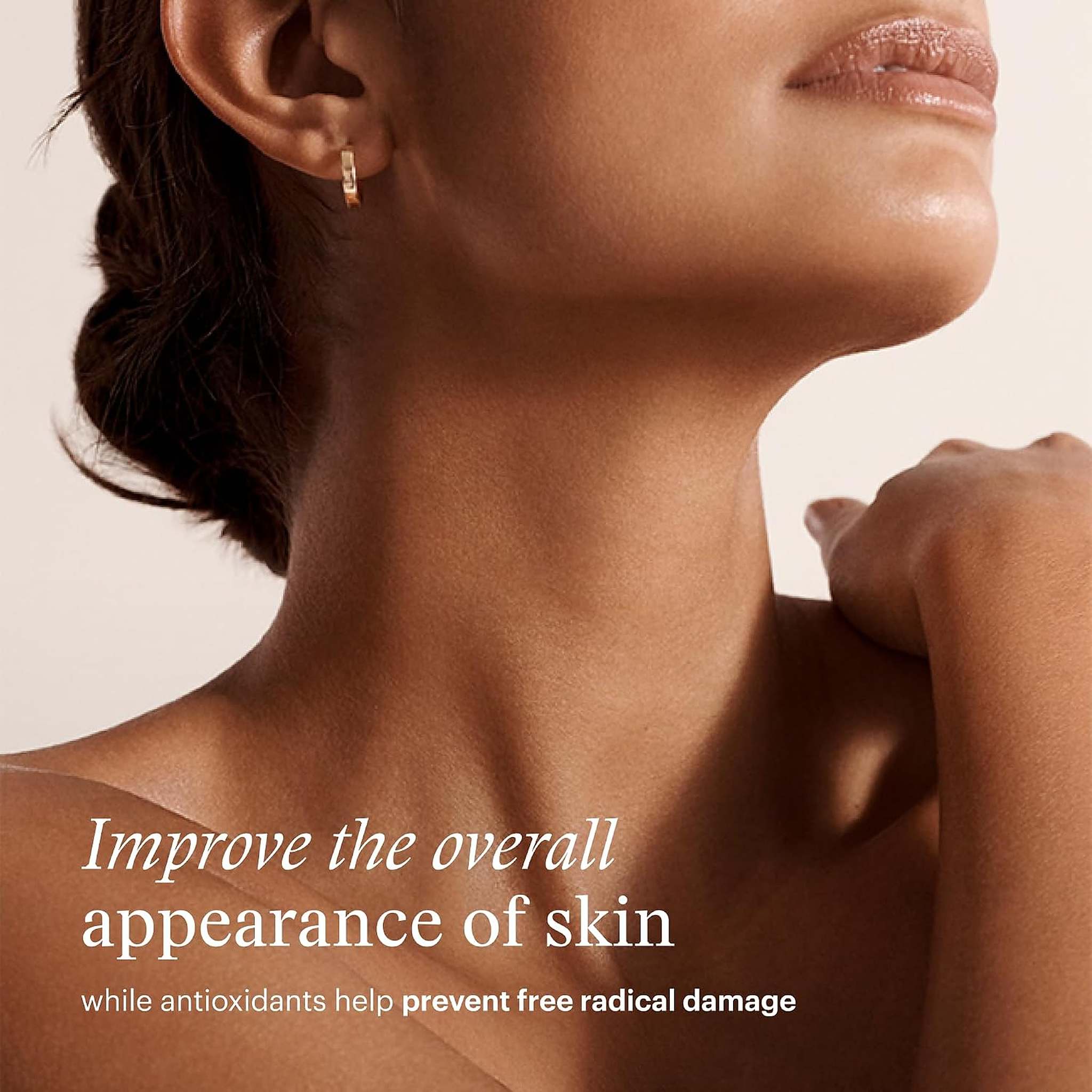 Woman with glowing skin showing SkinMedica antioxidant moisturizer benefits