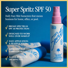 Vacation Super Spritz Broad Spectrum SPF 50 Face Mist Benefits