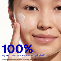 Applying Supergoop Superscreen SPF 40 for skin that feels more hydrated
