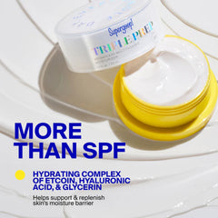 Supergoop Triple Prep ingredients ectoin hyaluronic acid and glycerin for moisture support