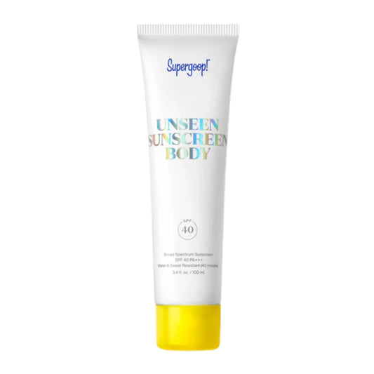 Supergoop Unseen Sunscreen Body SPF 40 tube 3.4 fl oz