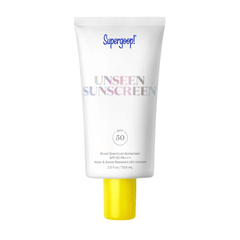 Supergoop Unseen Sunscreen SPF 50 large size tube 2.5 fl oz