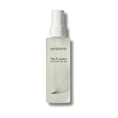 Symbiome The Essence Rejuvenating Mist clear frosted glass spray bottle with white pump cap