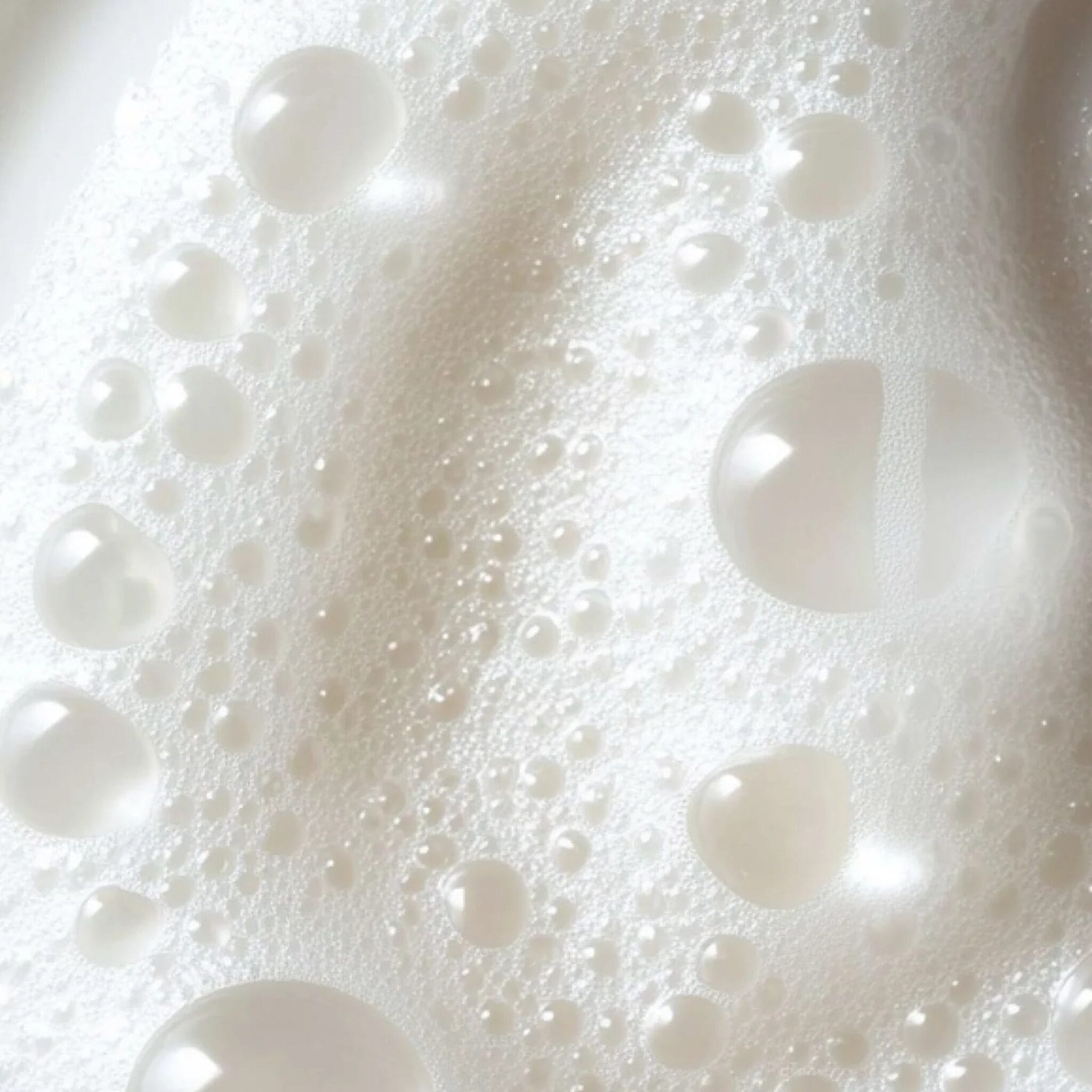 Rich creamy foam lather close-up from Symbiome The Reset Clarifying Cleanser