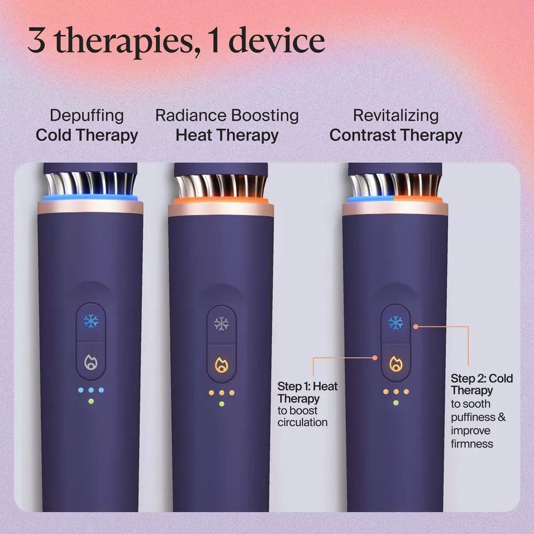 TheraFace Depuffing Wand Indigo by TheraBody | Exclusive Beauty Club