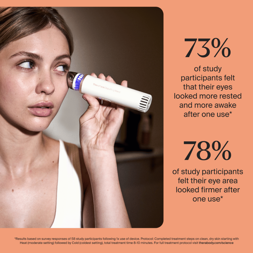 TheraFace Depuffing Wand by Therabody | Reduce Puffiness & Glow TheraFace Depuffing Wand by Therabody | Reduce Puffiness & Glow