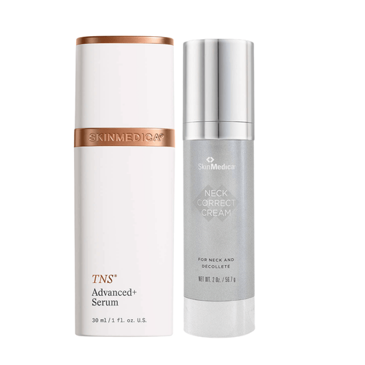 SkinMedica TNS Advanced+ Serum & Neck Correct Cream shop at Exclusive Beauty Club