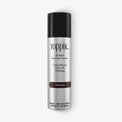 Toppik 3-in-1 Colored Hair Thickener spray in Dark Brown 5.1 oz can 1