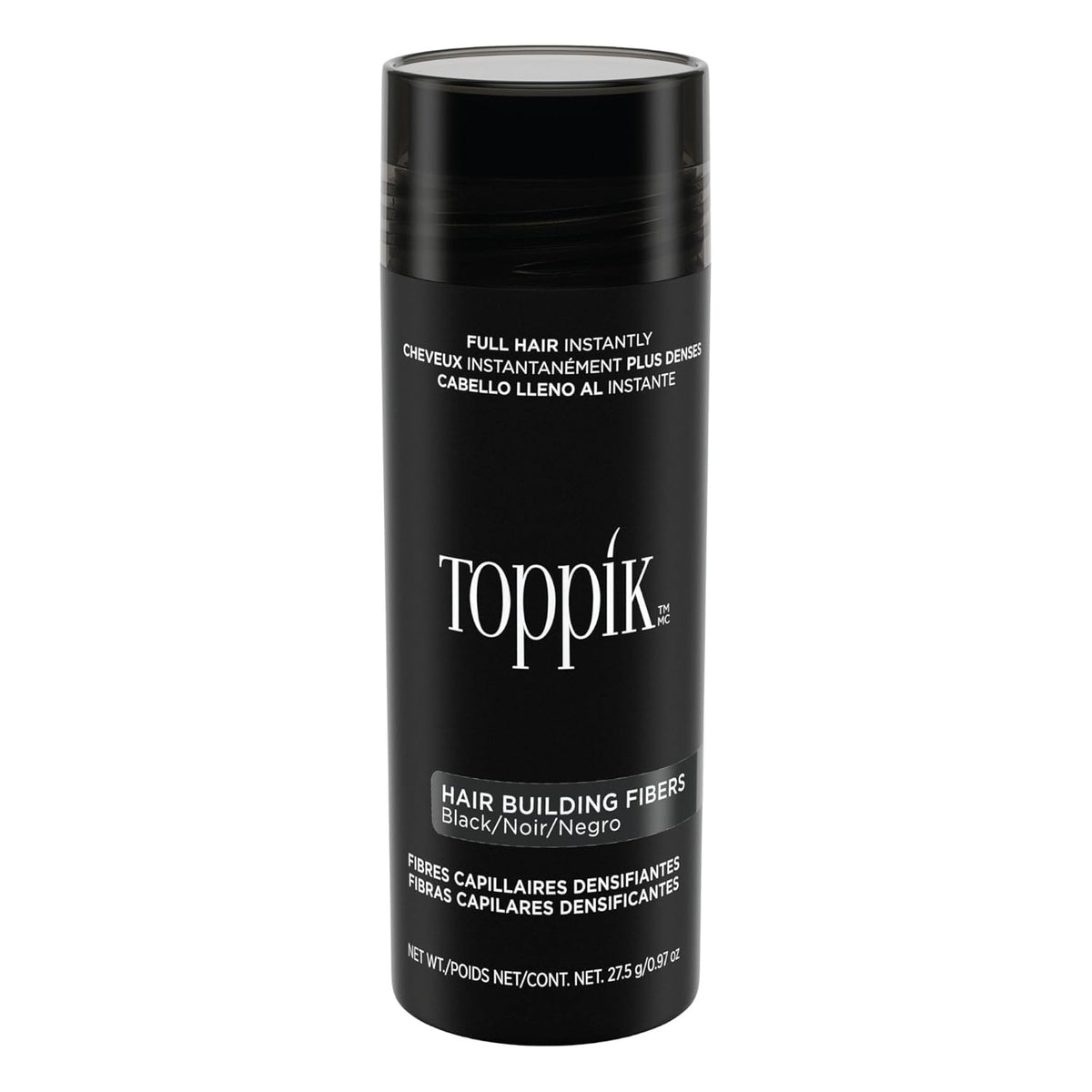 Toppik Hair Building Fibers Black 0.97 oz. shop at Exclusive Beauty Club