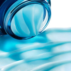 Vichy Minéral 89 Night Cream rich blue gel-cream texture spilling from open jar