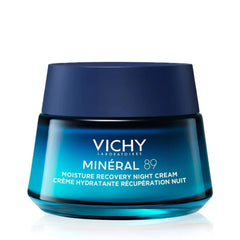 Vichy Minéral 89 Moisture Recovery Night Cream jar, 50ml hydrating overnight face moisturizer