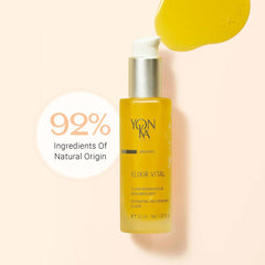 Yon-Ka Elixir Vital with 92 percent natural origin ingredients repairing face oil serum