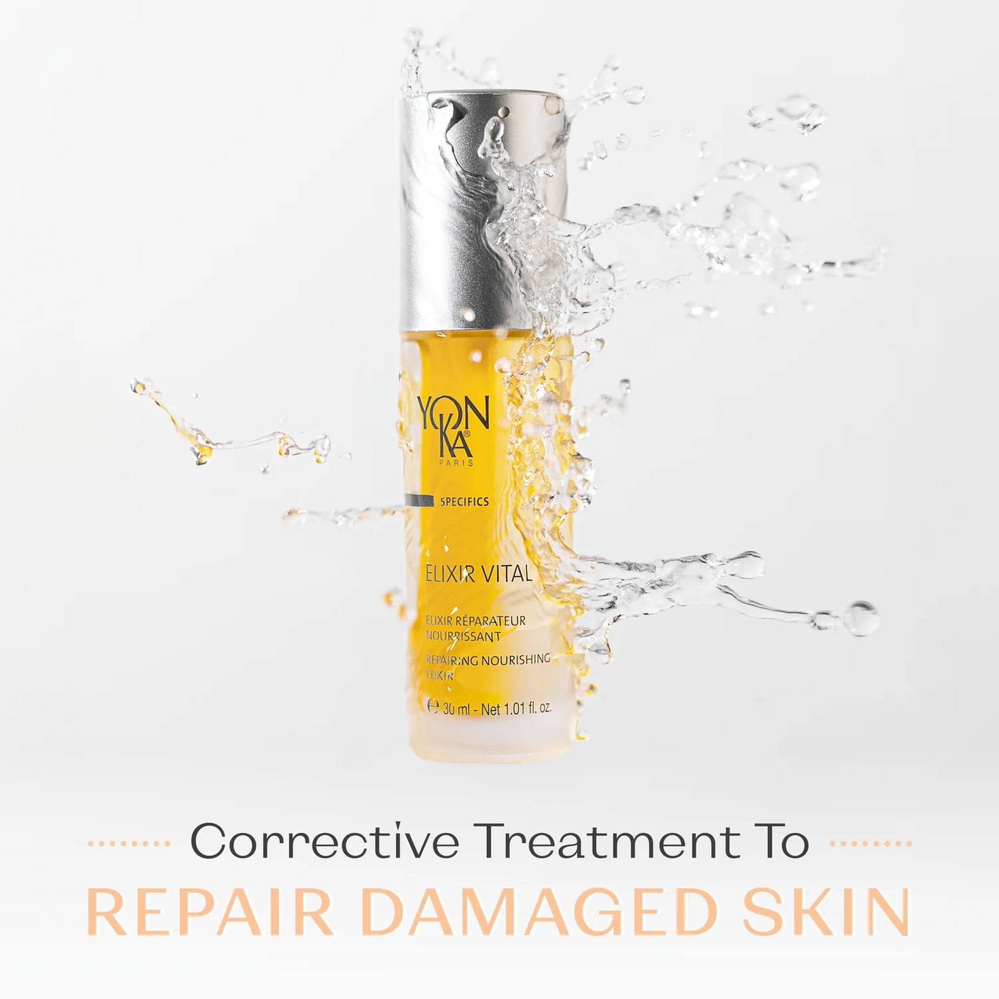 Yon-Ka Paris Elixir Vital corrective treatment to repair damaged dry and dehydrated skin