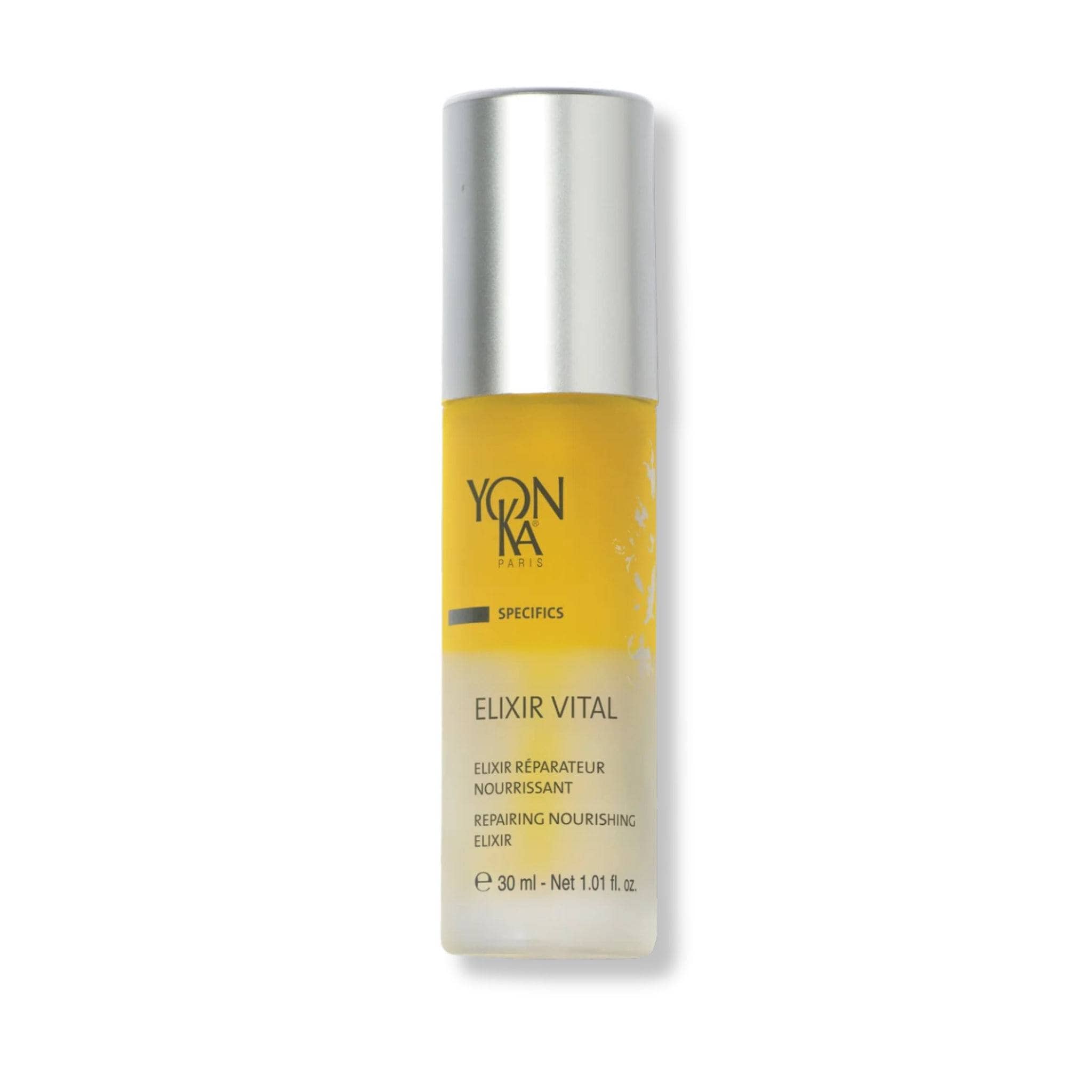 Yon-Ka Paris Elixir Vital repairing nourishing face serum 30ml yellow bottle
