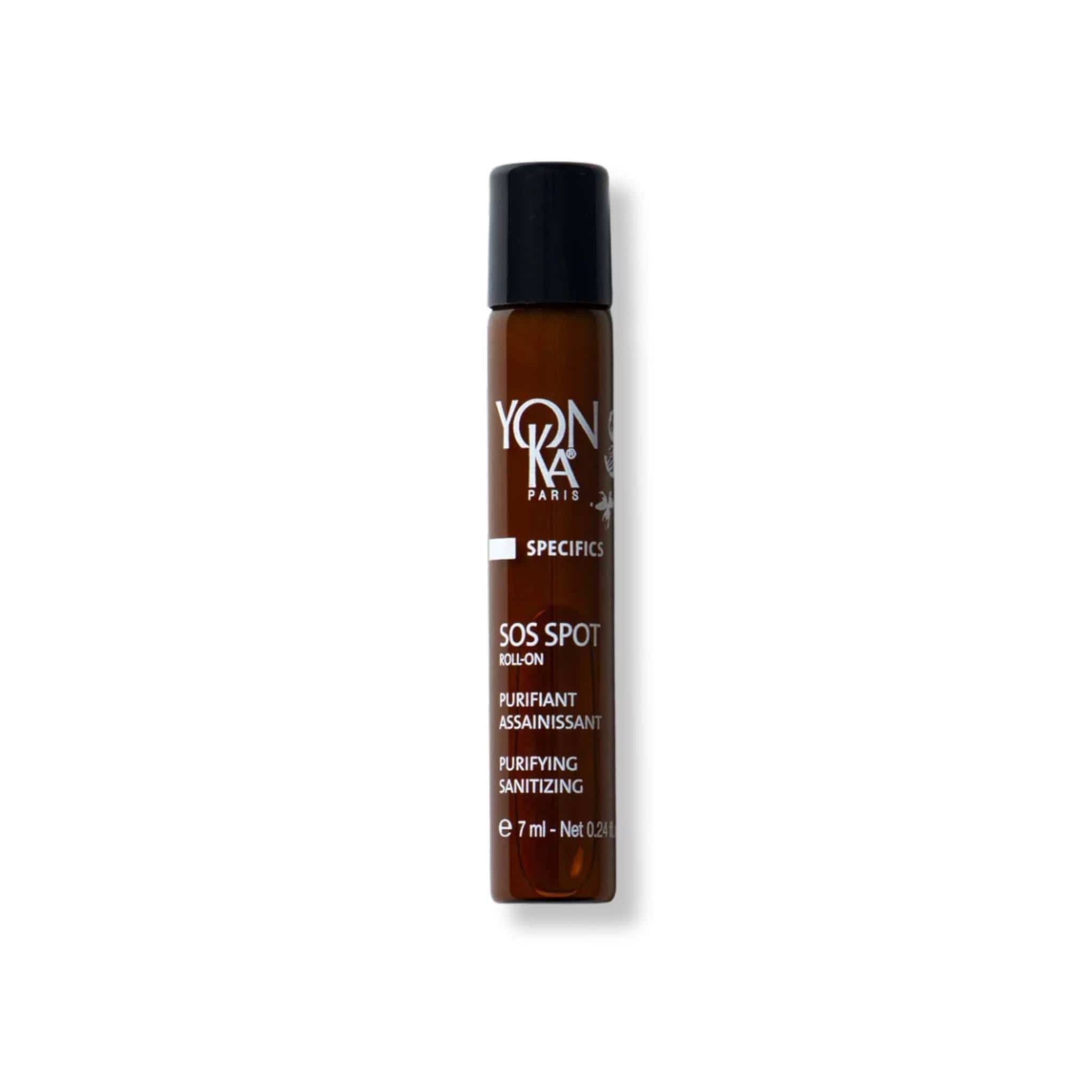 Yon-Ka Paris SOS Spot Roll-On purifying sanitizing blemish treatment 7ml amber bottle