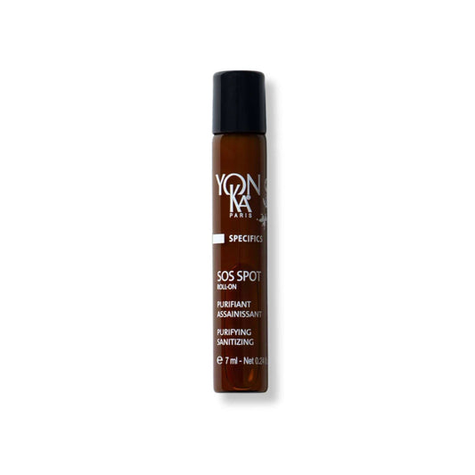 Yon-Ka Paris SOS Spot Roll-On purifying sanitizing blemish treatment 7ml amber bottle
