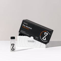 ZBiotics Pre-Alcohol Probiotic Drink 12-pack box with bottle 