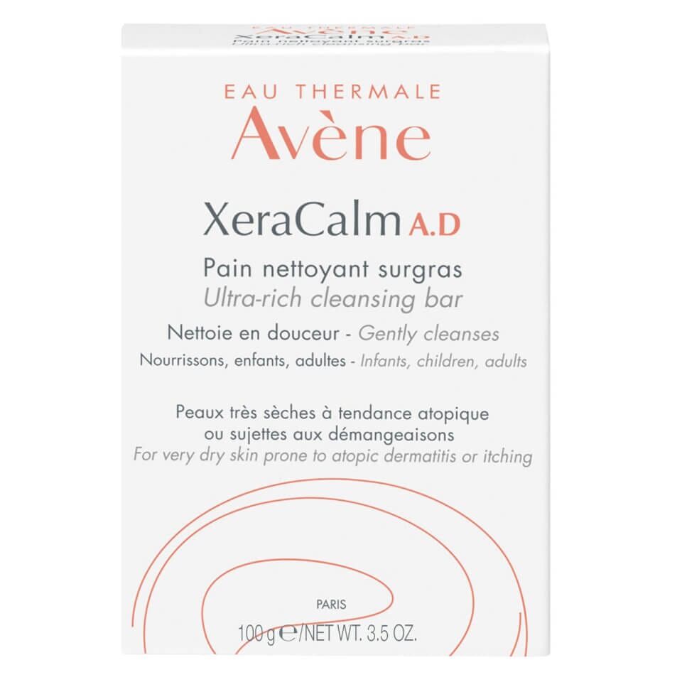 Avene XeraCalm A.D Ultra-Rich Cleansing Bar Avene 100g Shop at Exclusive Beauty