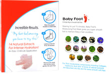 Cargar imagen en el visor de galería, Baby Foot Moisturizing Foot Mask Baby Foot Shop at Exclusive Beauty Club
