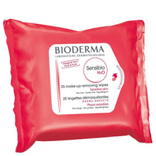 Load image into Gallery viewer, Bioderma Sensibio H2O Wipes Bioderma 25 Wipes Shop at Exclusive Beauty Club
