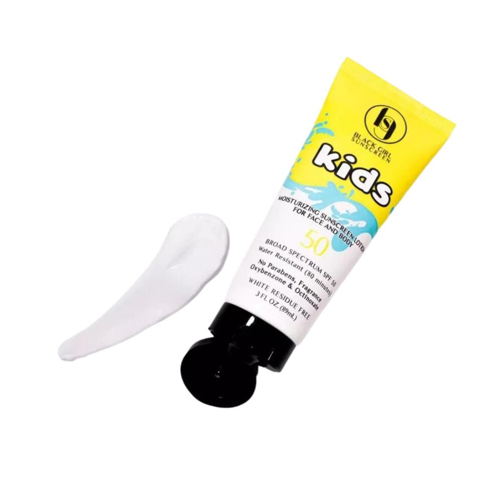 Black store girl sunscreen quad including kid’s sunscreen