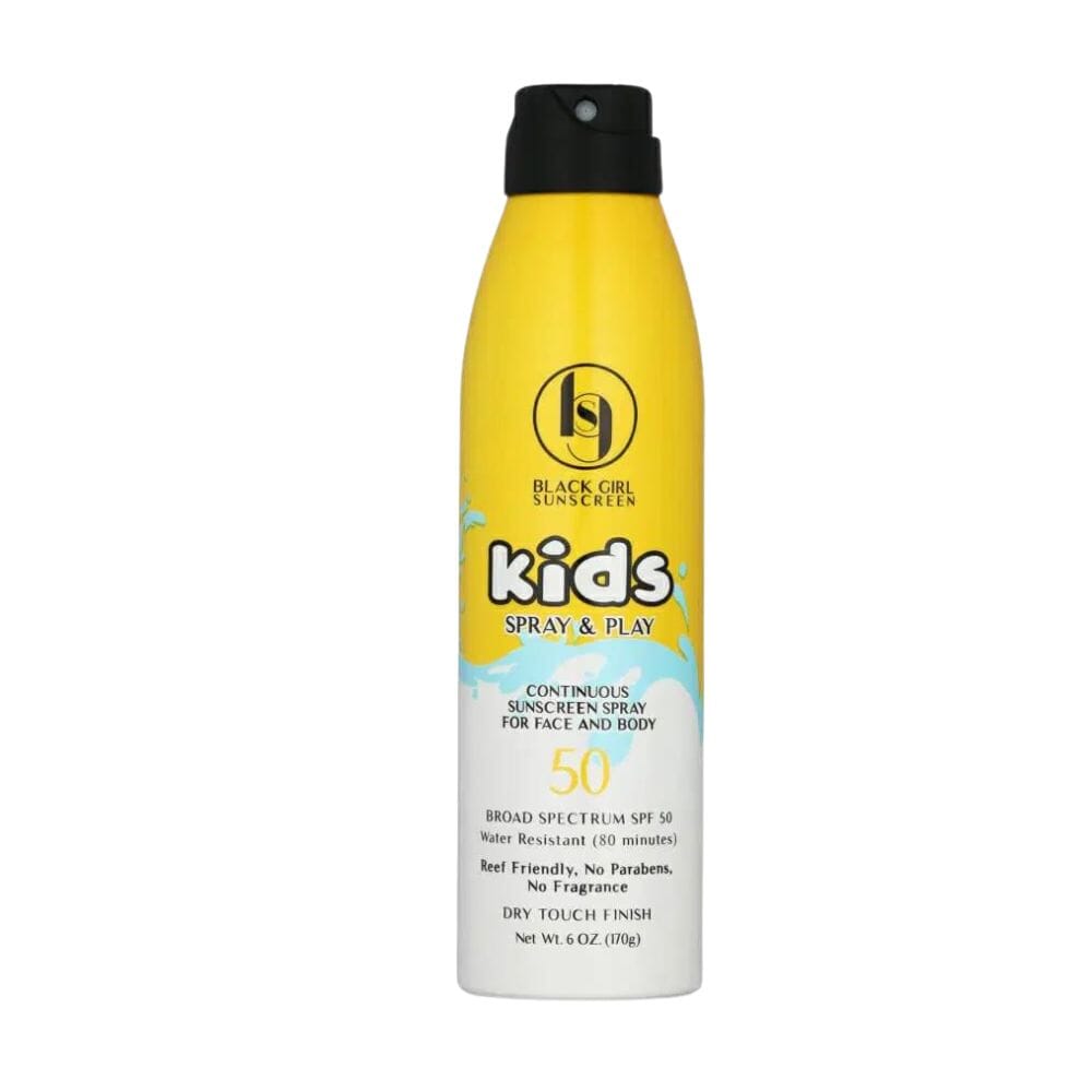 Black Girl Sunscreen Kids Spray & Play SPF 50 Sunscreen Black Girl Sunscreen 6 oz. Shop at Exclusive Beauty Club