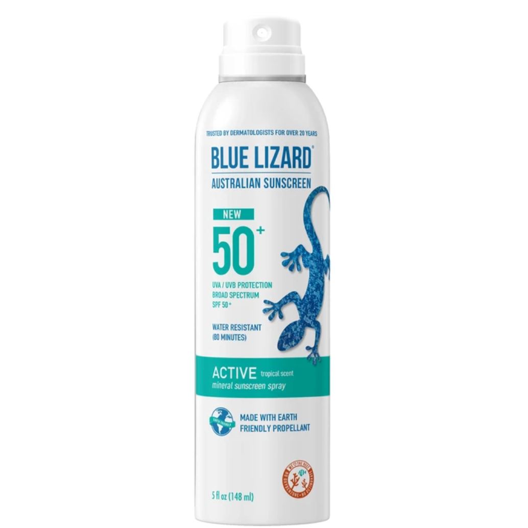 Blue Lizard Australian Active Mineral Sunscreen Spray SPF 50+ Blue Lizard 5 oz. Shop at Exclusive Beauty Club