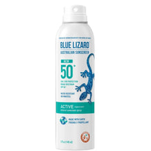 将图片加载到图库查看器，Blue Lizard Australian Active Mineral Sunscreen Spray SPF 50+ Blue Lizard 5 oz. Shop at Exclusive Beauty Club

