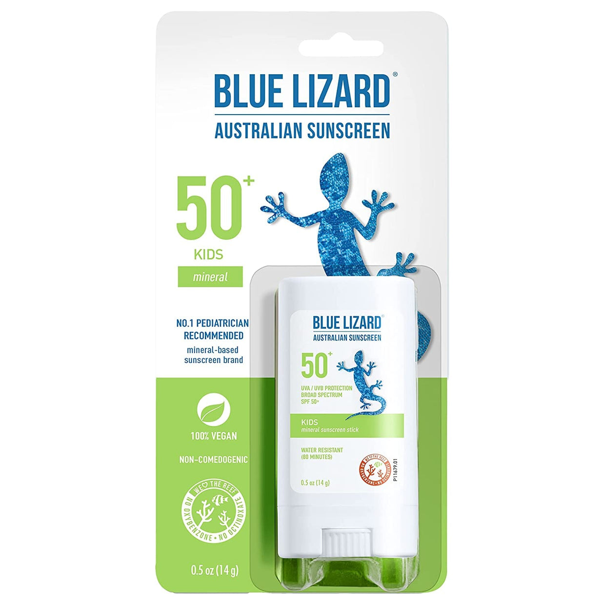 Blue Lizard Australian Kids Mineral Sunscreen Stick SPF 50+ Blue Lizard 0.5 oz. (Stick) Shop at Exclusive Beauty Club