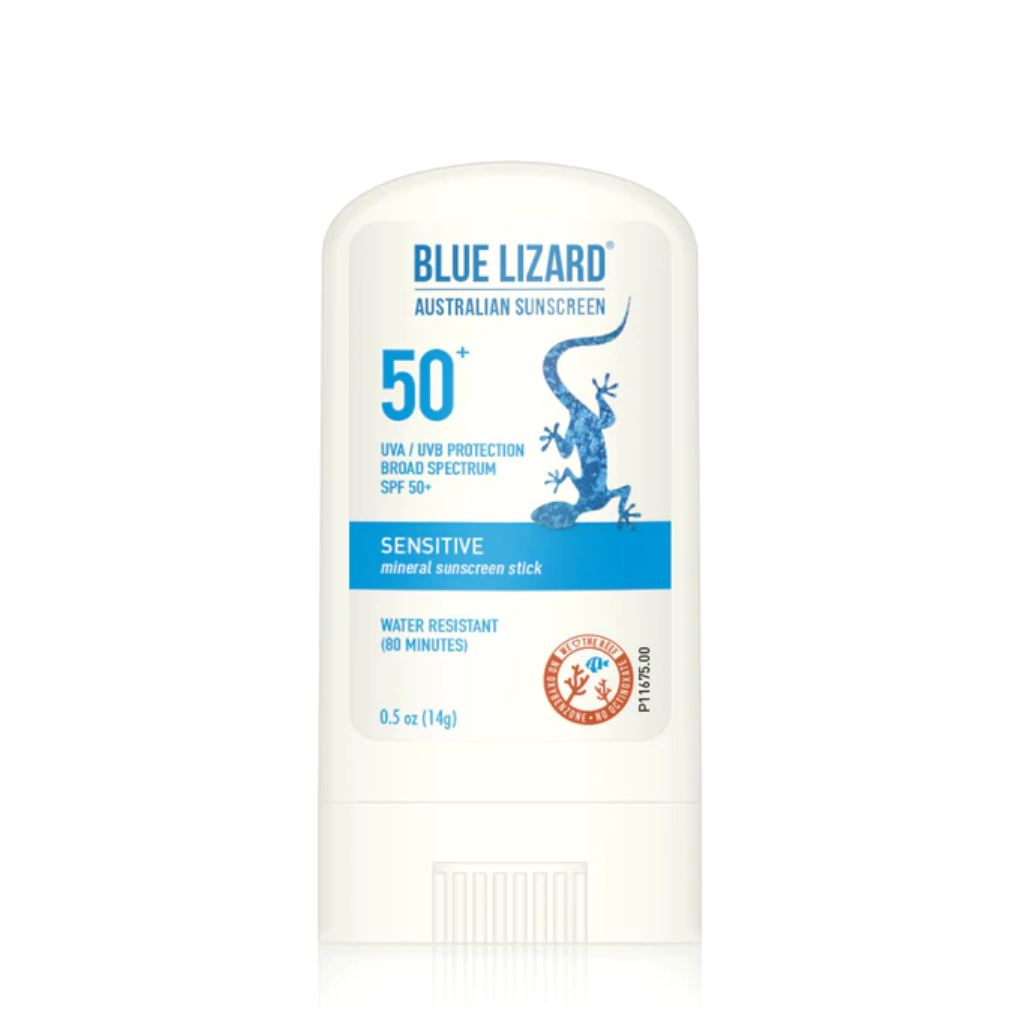 Blue Lizard Australian Sensitive Mineral Sunscreen SPF 50+ Stick Blue Lizard 0.5 oz. Stick Shop at Exclusive Beauty Club