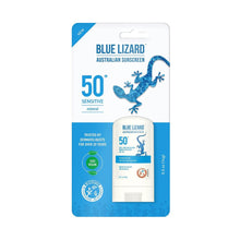 将图片加载到图库查看器，Blue Lizard Australian Sensitive Mineral Sunscreen SPF 50+ Stick Blue Lizard Shop at Exclusive Beauty Club
