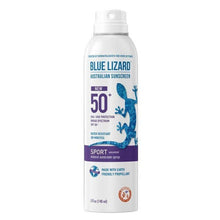 Bild in Galerie-Viewer laden, Blue Lizard Australian Sport Mineral Sunscreen Spray SPF 50+ Blue Lizard 5 oz. Shop at Exclusive Beauty Club
