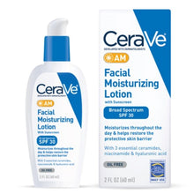 Cargar imagen en el visor de galería, CeraVe AM Facial Moisturizing Lotion SPF 30 Cerave 2 oz. Shop at Exclusive Beauty Club
